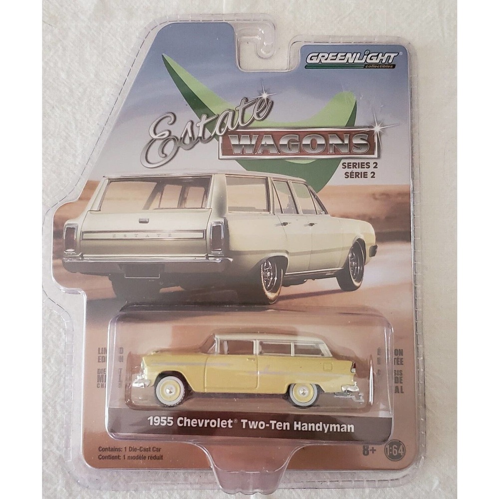 Greenlight 1955 Chevrolet Two-Ten Handyman Estate Wagons 1/64